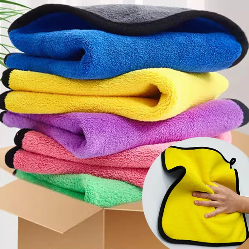 Microfiber Towel Detailing - 1/5 stücke Verdicken Auto Mikrofaser Reinigung