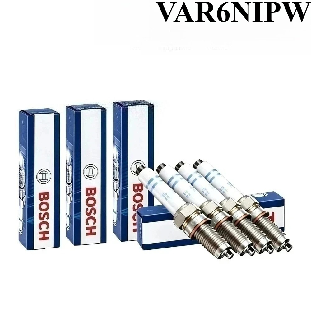 Bosch Spark Plug Platinum - Hochleistungs-Bosch-Iridium-Platin-Zündkerze zur Behebung von Rauem Leerlauf