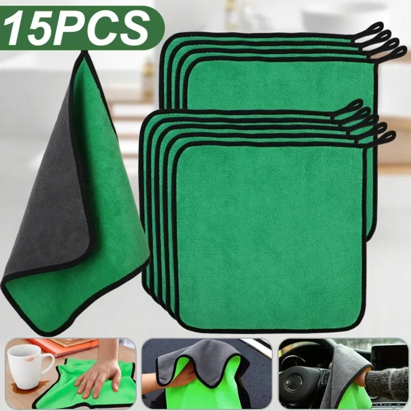 Microfiber Towel Detailing - 5/15 stücke Mikrofaser Reinigung Handtuch Auto
