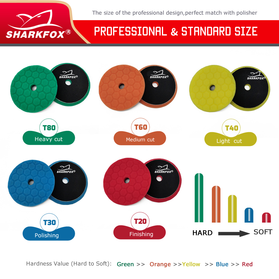 Sharkfox 5 Stück/Set 5 Zoll (1 – Polish Pad Set Buffer Bewertung und Preis