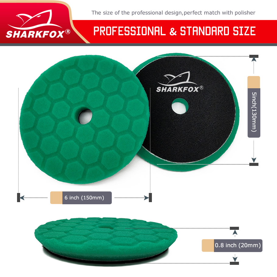 Sharkfox 5 Stück/Set 5 Zoll (1 – Polish Pad Set Buffer Bewertung und Preis