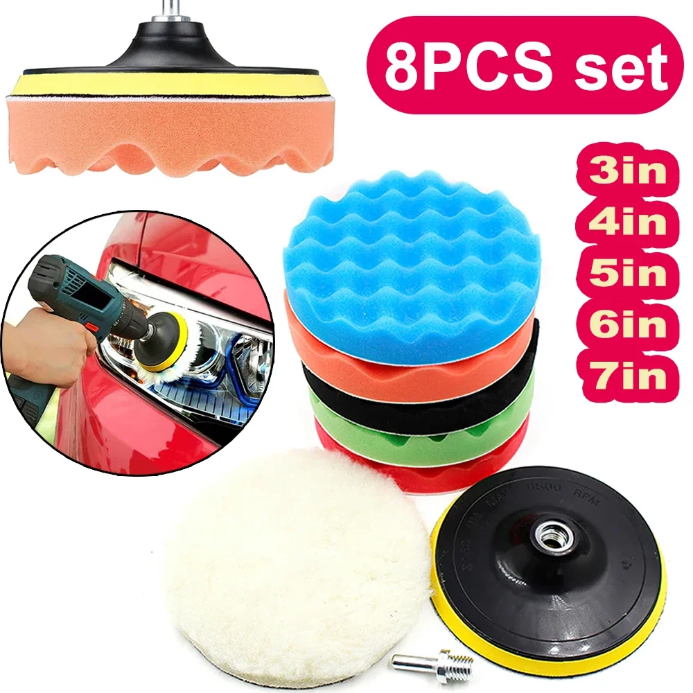 Neue 8Pcs Auto Polieren Pads K – Polish Pad Set Buffer Bewertung und Preis