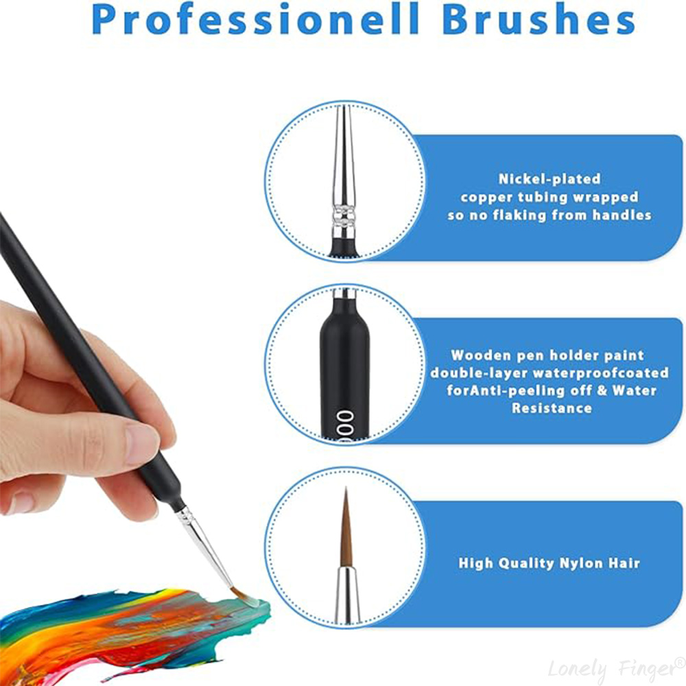 5/11-teiliges Pinselset, Künst – Detailing Brush Set Bewertung und Preis